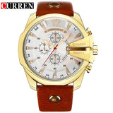 Men Watch 2019 CURREN Men's Quartz Wristwatches Male Clock Top Brand Luxury Reloj Hombres Leather Wrist Watches with Calendar